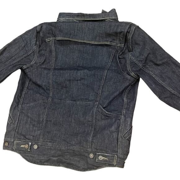 Levis Denim Trucker Jacket Dark Wash Medium Size M - Picture 2 of 15